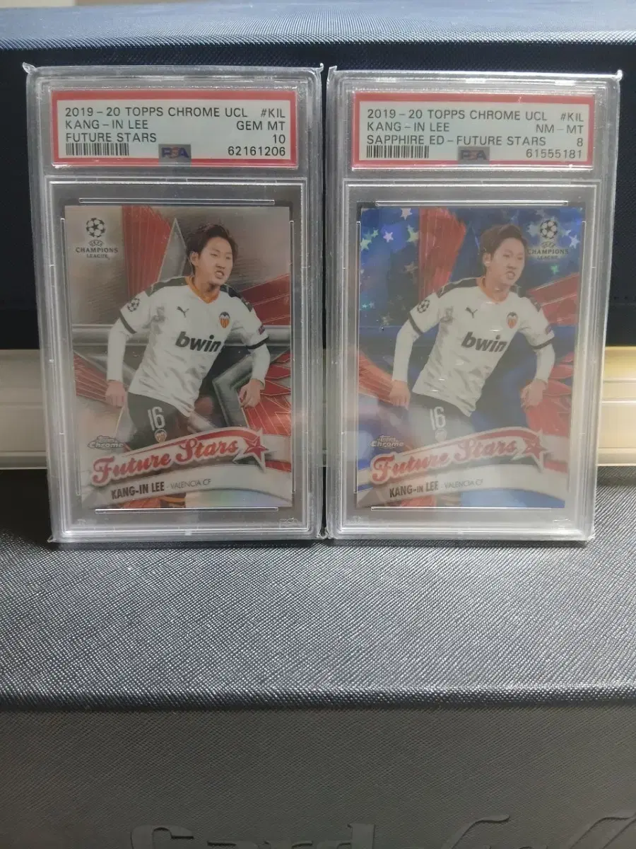 2019-20 이강인 Topps Chrome 카드 PSA 등급