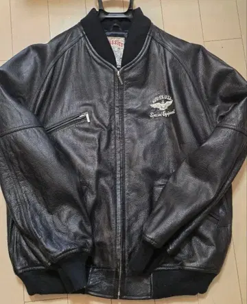 AVIREX 천연 가죽 자켓 Classics