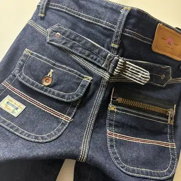 베티 스미스 스트레치 로우라이즈 스키니 신치 벨트 데님 다크 네이비