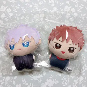 주술회전 이타도리 유우지 고죠 사토루 뽀니스텝 봉제 인형 2세트