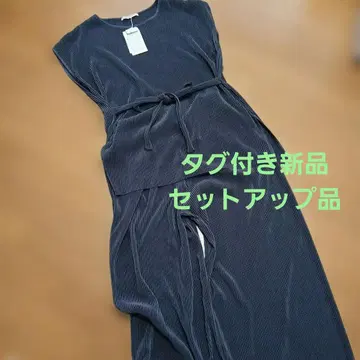 MARBLEWALTZ 플리츠 팬츠 상하의 세트 사이즈:M [새상품] 택 포함