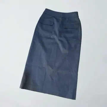 Ballsey 브러쉬드 새틴 사이드 포켓 타이트 스커트 라이트 블루