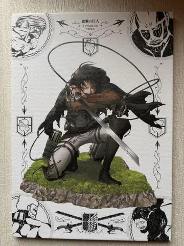 진격의 거인 리바이 피규어 구매 혜택 패널