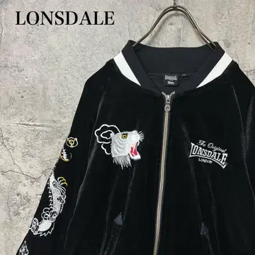 [ 초인기 ] LONSDALE 벨로아 스카잔 일본풍 패턴 자수 품절 모델