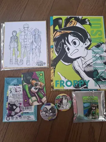 히로아카 원화전 호크스 토코야미 츠유 색지 아크릴 퍼즐 아트 카드