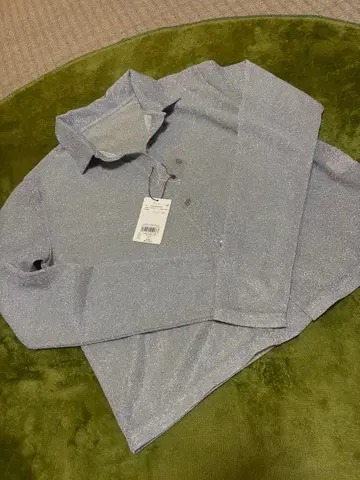 로데오 크라운 실버 라메키라키라 긴팔 셔츠 프리 사이즈