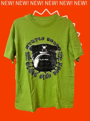 MYRTLE BEACH BLACK BIKE WEEK 티셔츠 그린 M