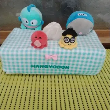 HANGYODON 티슈 박스 커버 봉제 인형