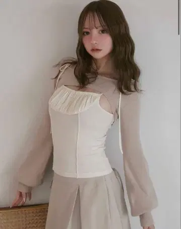 앤드마리 andmary 소피아 레이어드 탑 AM1016
