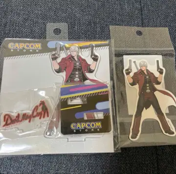 데빌 메이 크라이 단테 메인 비주얼 아크릴 스탠드 스티커 2점