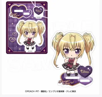 새상품 수호캐릭터! 호시나 우타우 로얄 체크 미니 아크릴 스탠드