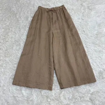 mizuiroind 미즈이로 인드 린넨 와이드 이지 팬츠 베이지 2