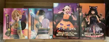 리코리스 리코일 피규어 니시키기 치사토 이노우에 타키나 4개 세트