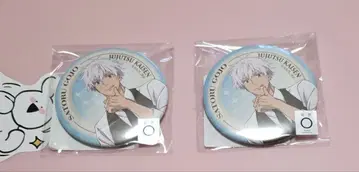 주술회전 스위츠 파라다이스 캔뱃지 고죠 사토루 75mm 등신 5주년 카페