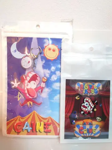 어메이징 디지털 서커스 케인 세트 키링 핀 배지 핀즈