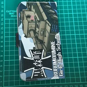 걸즈 앤 판처 걸판 스마트폰 케이스 수첩형 니시즈미 마호 쿠로모리네