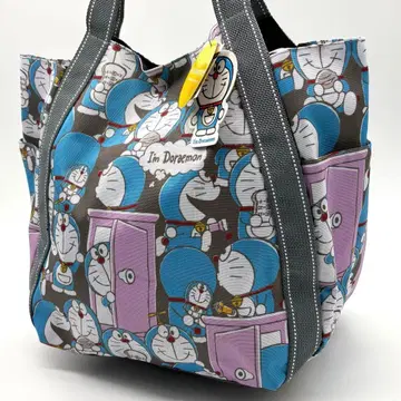 I'm Doraemon 도라에몽 벌룬 토트백 올 패턴 그레이