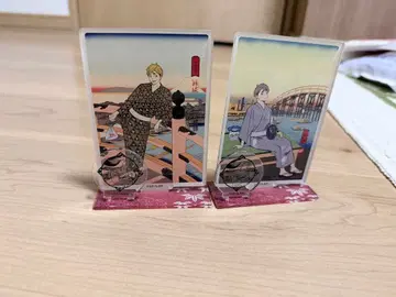 기모노 하이큐 미야 아츠무 미야 오사무 아크릴 스탠드 2체 세트