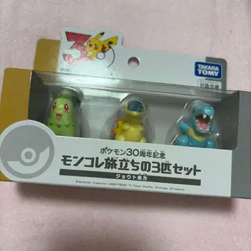 포켓몬 30주년 몬코레 출발의 3마리 조토지방