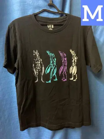 [필견] 발탄 성인 캐릭터 실루엣 T셔츠 블랙 M