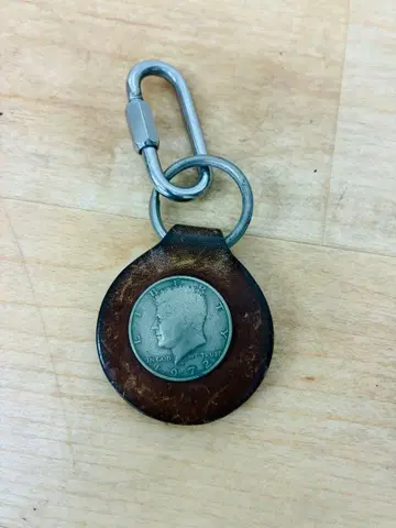 빈티지 케네디 하프 달러 코인 키링 앤티크 키 5.5cm