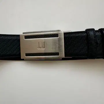 던힐 블랙 가죽 벨트