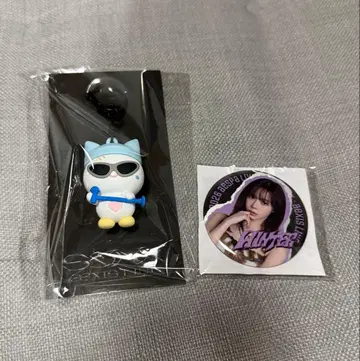 aespa 윈터 캔뱃지 러버 키링 랜덤 토이 winter