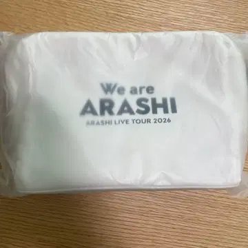 We are ARASHI 2026 파우치 아라시 새상품