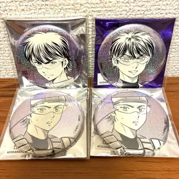 다이아몬드 A 프린세스 카페 캔뱃지 미유키 카즈야 레어 ver 4개