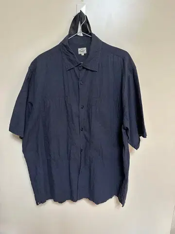 Gold 동양 엔터프라이즈 반팔 셔츠 L 네이비