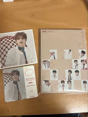 SEVENTEEN 24H 준 코스터 CD