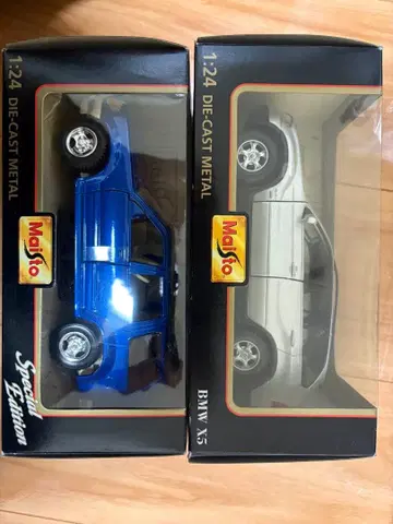 Ford Explorer 와 BMW X5 미니카 1:24 2대 세트