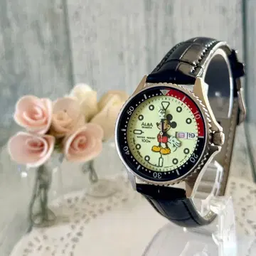 [ 레어 ] SEIKO ALBA 세이코 알바 손목시계 미키 다이버