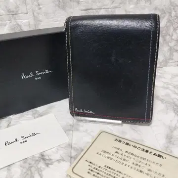 [인기] Paul Smith 블랙 접이식 지갑