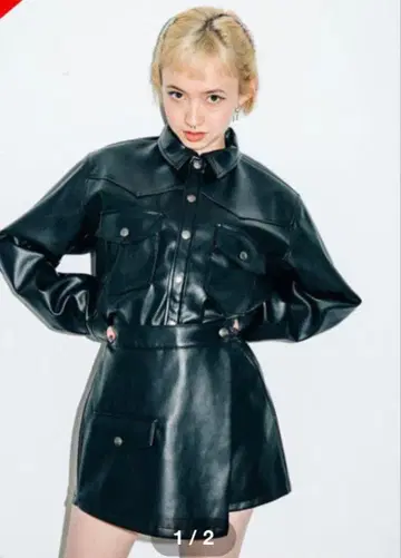 FAUX LEATHER WRAP SHORT PANTS X-girl