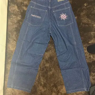 NOREMID RIGID DENIM NAVY/PINK