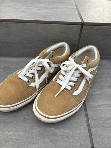 VANS 베이지 스니커즈 25cm 올드스쿨