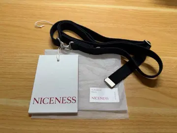 NICENESS PAYN 벨트 블랙