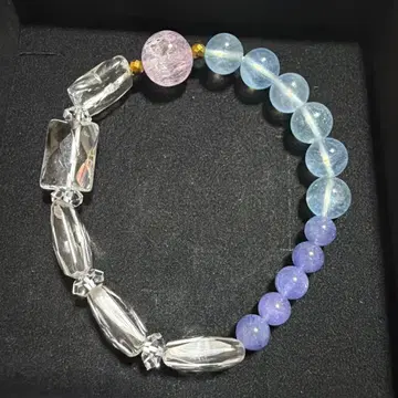 고품질 쿤차이트, 아쿠아 마린, 탄자나이트, 헤마타이트 팔찌