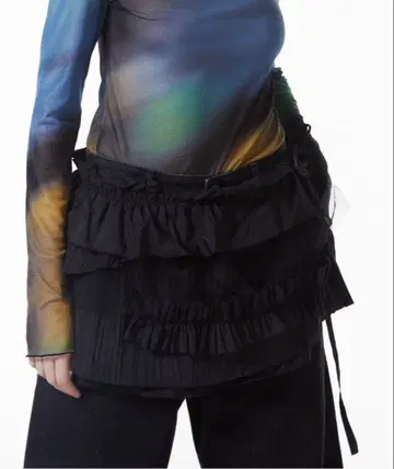 josemoon 프릴 커버 스커트