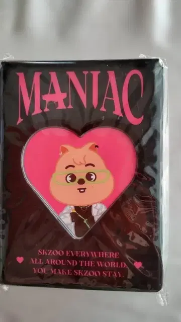 straykids MANIAC 콜렉트북 트레이딩 카드 케이스 한쿼카