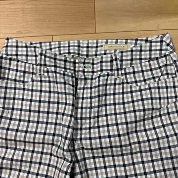 크로커다일 체크 무늬 캐주얼 팬츠