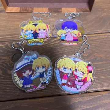 최애의 아이 아크릴 키링 4개 세트