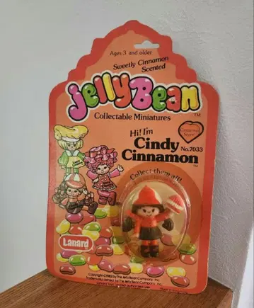 80년대 jelly Bean 스트로베리 숏케이크 PVC 피규어