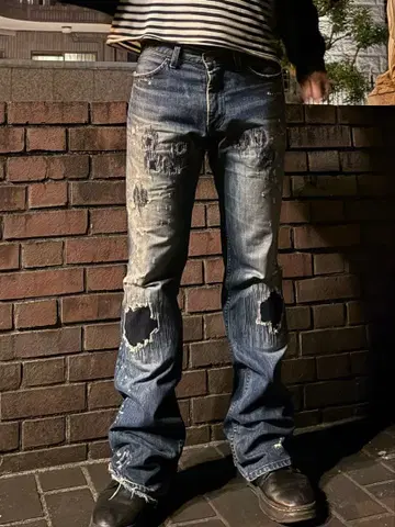 넘버 나인 그런지 데님 01 3 x 32