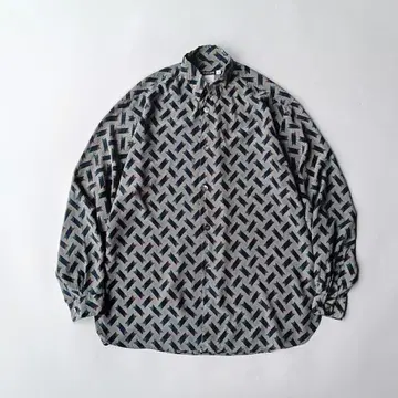 90s 이탈리아제 GIORGIO ARMANI 올 패턴 실크 셔츠