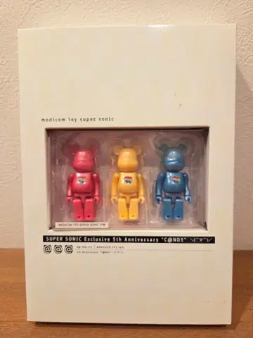 메디콤토이 SUPER SONIC 5주년 기념 3체 세트