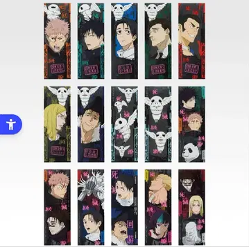 주술회전 사멸회유 2 K상 클리어 포스터 컴플리트 세트