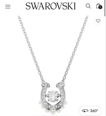 Swarovski 말굽 목걸이