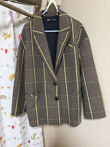 ZARA 체크 무늬 셋업
